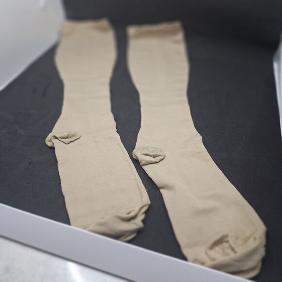 Jobst Travel Socks 15-20 mmHg Beige Size 1 - Picture 4 of 5